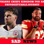 SAD NEWS: Travis Kelce shocked the world by officially announcing his retirement from the NFL. Standing at the post-game press conference, Kelce struggled to hold back tears as he addressed reporters and fans…Thanks Chiefs Kingdom for an Unforgettable Journey