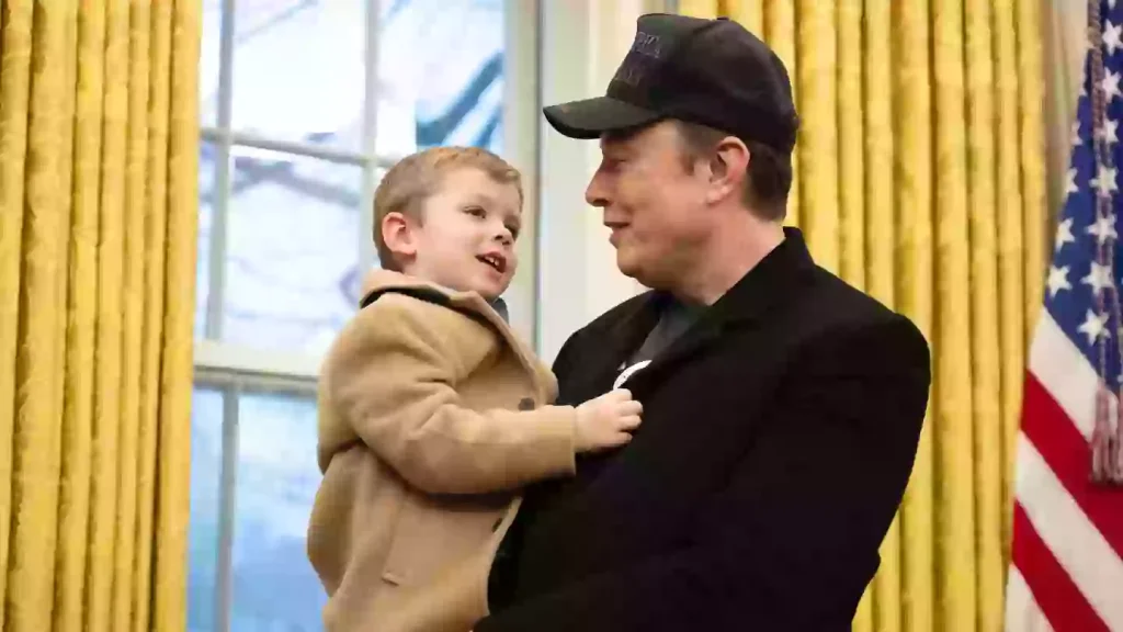 Elon Musk’s son X Æ A-12’s three savage words when interrupting dad during White House press conference with Trump